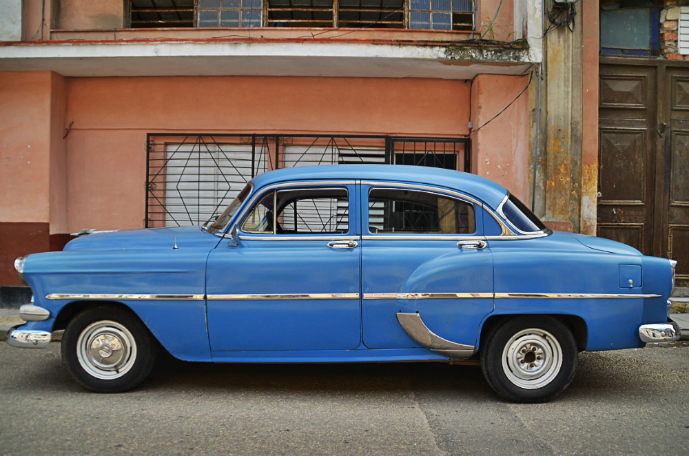 Rey et sa Chevrolet de 1954